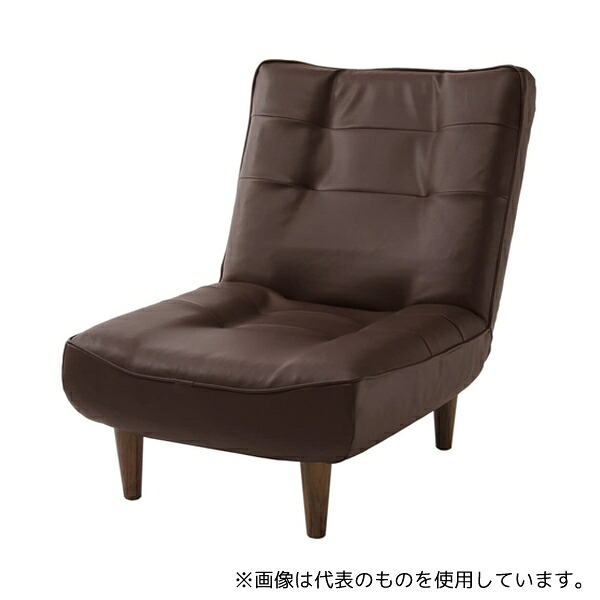 セルタン A327p-595BR ハイバックソファ LULU-1p PVCブラウン 一人掛け 15,510円