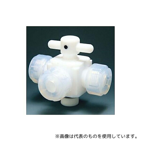 フロンケミカル NR0030-002 フッ素樹脂 三方バルブ接続 8φ｜ファーストFACTORY