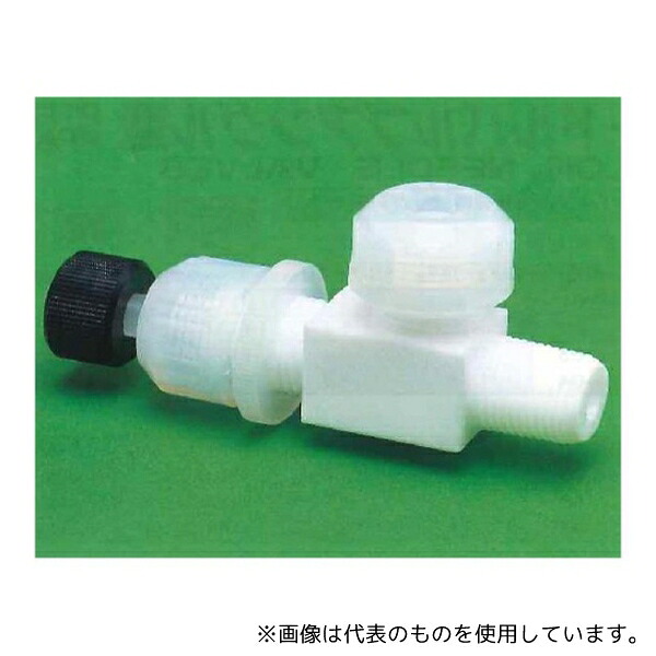 USL(ユニバーサル) 00U-196-01N USL-PTFE ニードルバルブ アングル型装置用 1/4φ×PT1/4