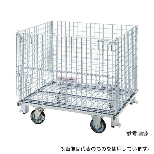 テイモー 12731012LC ボックスパレットキャスター付(メッシュパレット)1012LC