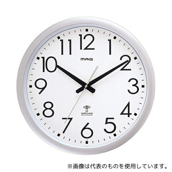 ノア精密 W-462SM マグ電波掛時計