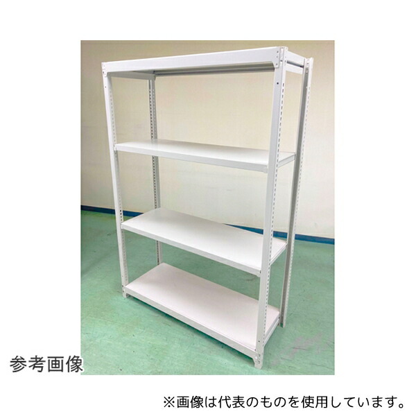 明興関包スチール SR20-7645-4R 中軽量ボルトレスラック らくらくラック 増連 H2100×W1800×D450mm 天地4段増連