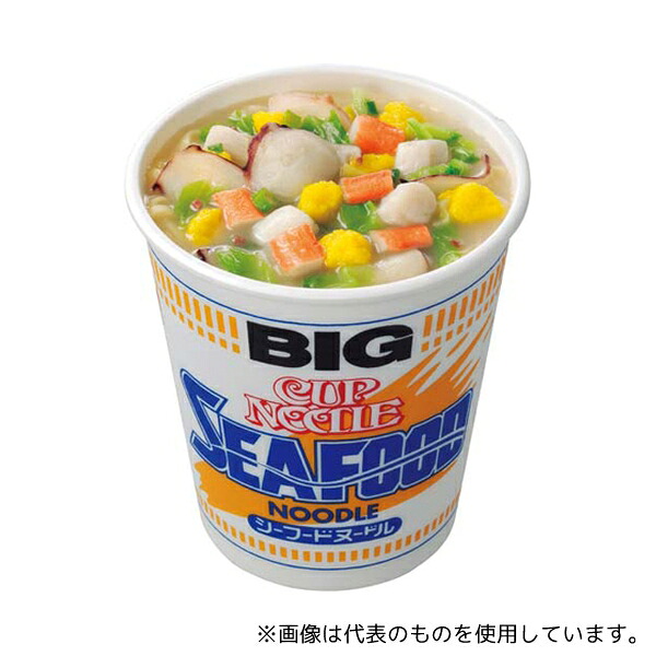 日清食品 02332x12 カップヌードル ビッグ シーフードヌードル12個入