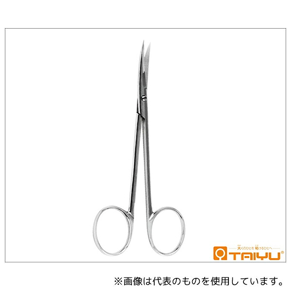 TAIYU(大祐医科工業) TY-1014A キルナー剪刀 直 ネジ止 全長11cm