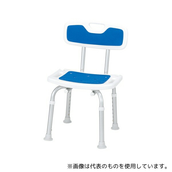 マキテック SB-61BL シャワーベンチ背付 ブルー