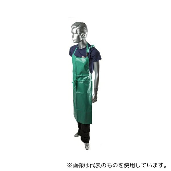 Alpha Solway CMA 48 X 36 耐薬品エプロン ユニセックス 耐薬品性 PVC 緑