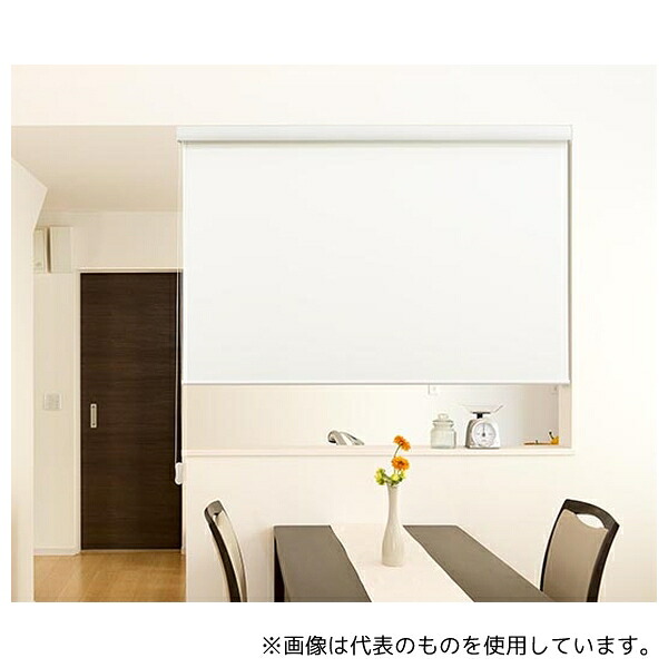 アズワン L3558 ロールスクリーン 幅60cm×高さ135cm 防炎オフホワイト