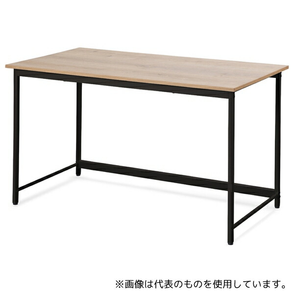 アイリスオーヤマ BDK-1260 ベーシックデスク 1200×600 ライトナチュラル/ブラック