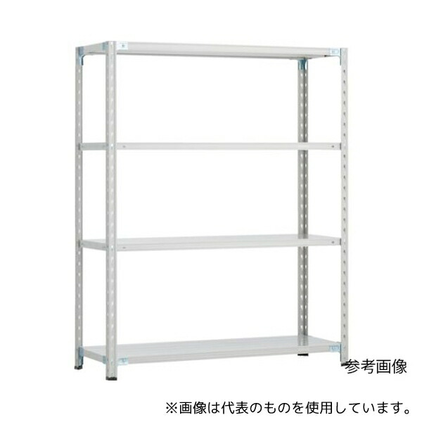 トラスコ中山 CB-5364-WG CB型セミボルトレス軽量棚 900X600XH1500 4段 WG色