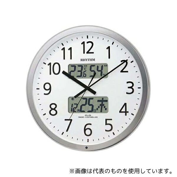 リズム(時計) 4FN403SR19 プログラムカレンダー403SR シルバー