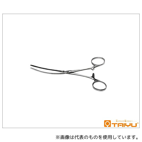 TAIYU(大祐医科工業) TY-712AS 小児用腸鉗子 直 ネジ止 全長15cm