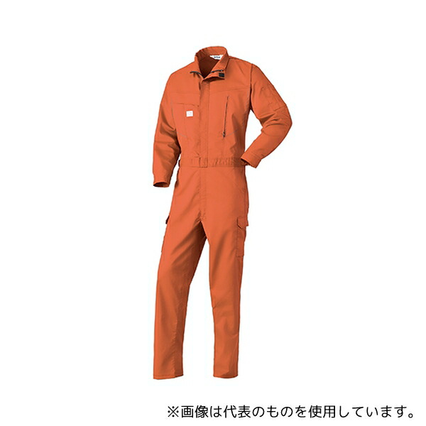 山田辰 1-2855-OR-M つなぎ服 オレンジ M