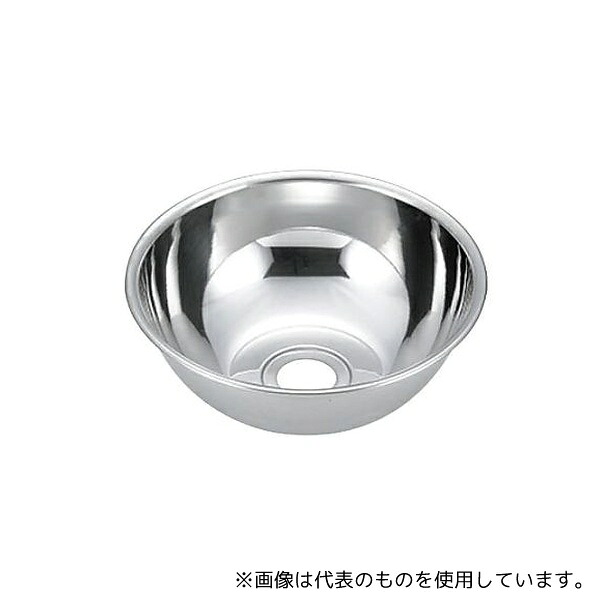 アズワン EA468EA-4B φ385x152mm 丸型シンク(ステンレス製)