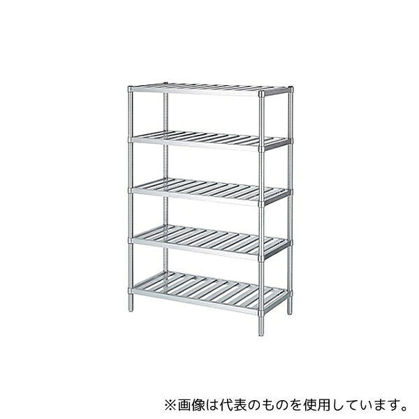 シンコー(業務用厨房機器) RSN5-18060 ステンレスラック (SUS304・スノコ棚5段仕様) 1788&times;588&times;1800｜ファーストFACTORY
