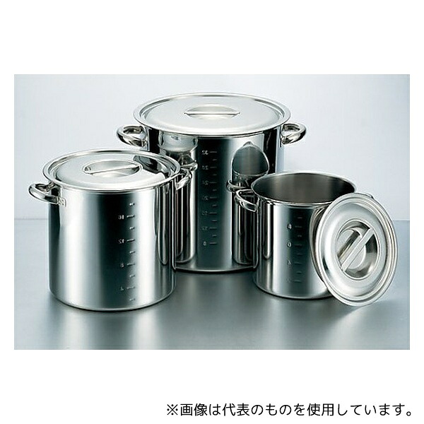 クローバー AZV-65-27 SUS316 電磁対応寸胴鍋 27cm
