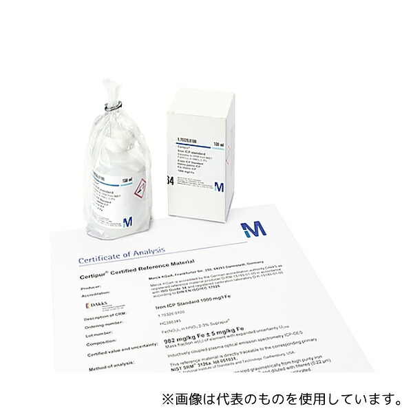 Merck 1.70328.0100 鉛 ICP標準溶液 NISTのSRMにトレーサブル、 [Pb(NO3)2 in HNO3 2-3%]、 1000mg/L Pb サーティピュア(R) 170328 100ML｜ファーストFACTORY