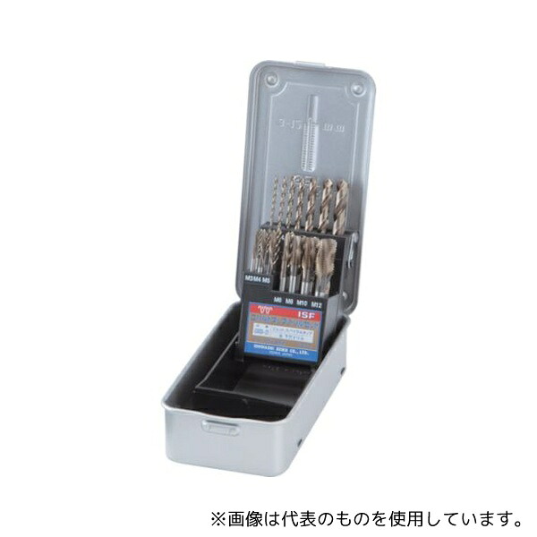 イシハシ精工 COJSD-21 コバルトジェット・スパイラルタップ・ドリルセット 1セット(21本入)