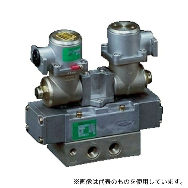 CKD 4F410E-10-TP-AC200V 電磁弁 パイロット式 防爆形5ポート弁 4Fシリーズ(シングルソレノイド) Rc3/8 AC200