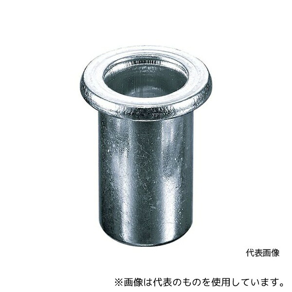 ロブテックス NSD525M ブラインドナットナット(平頭・スティール製) 板厚2.5 M5×0.8(1000個入)