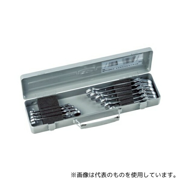 TONE RMF100 首振ラチェットめがねレンチセット 10pcs