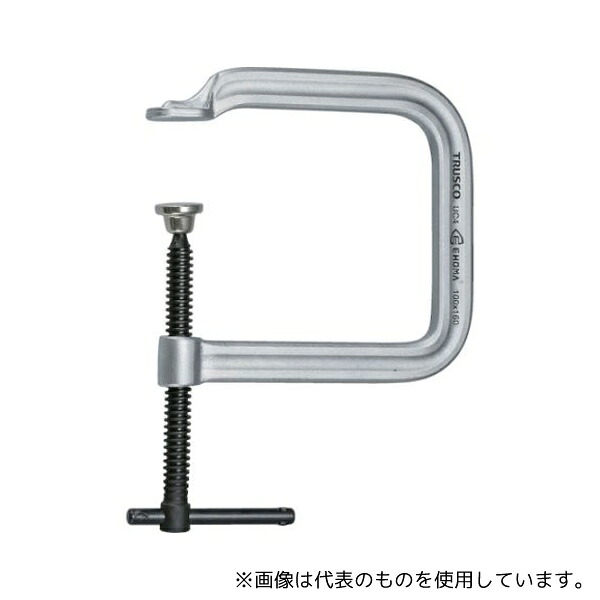 トラスコ中山 TC-100D シャコ万力(深アゴタイプ)口開100mmアゴ深さ160mm