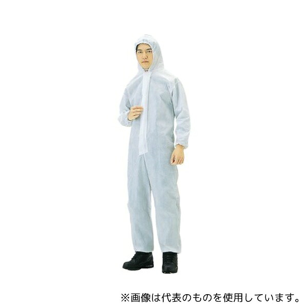 トラスコ中山 TPC-L-40 まとめ買い 不織布使い捨て保護服L (40着入)