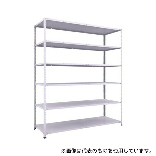 トラスコ中山 TLA76L-16 軽量150型中棚ボルトレス棚 W1800XD600XH2100 6段