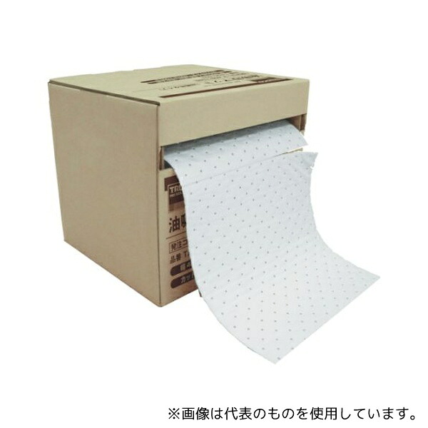 トラスコ中山 TASD-403 油吸収シート 油専用 400MM×30MX3MM (1巻入)