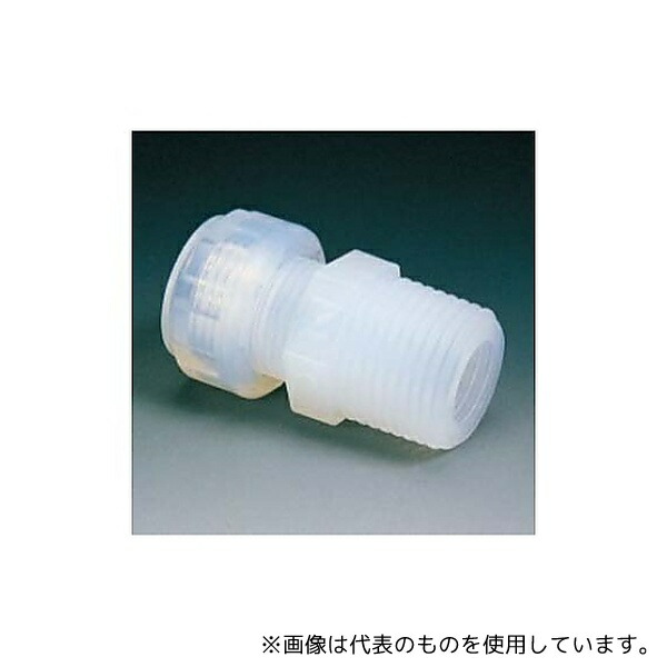フロンケミカル NR1062-021 PFA メイル・コネクター(Fロックシール)SFH1/2-R1/2