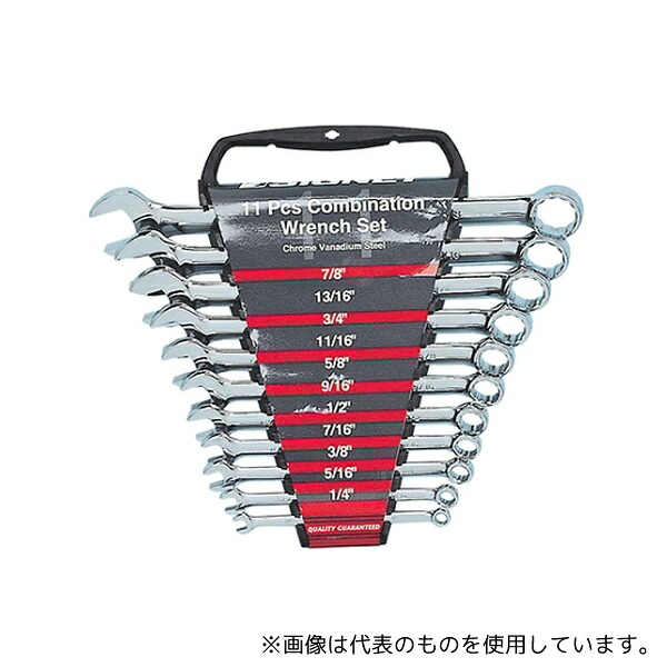 SIGNET 30621 コンビネーションレンチセット インチ 1/4-7/8 11本組