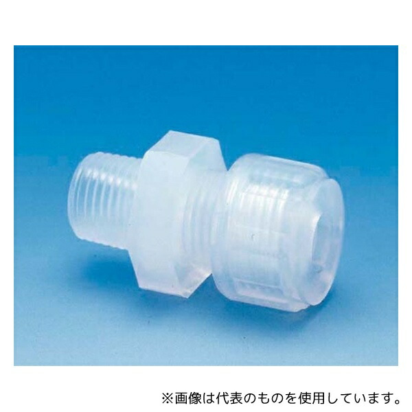 フロン工業 F-2203-009 PFAメイル・コネクター SFH-10-R1/2P