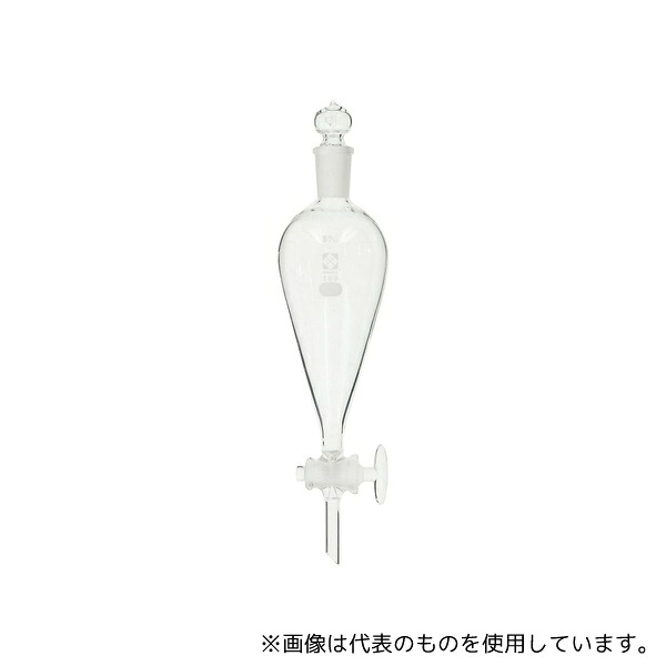 柴田科学 014230-200 分液ロート スキーブ形 ガラスコック付 200mL