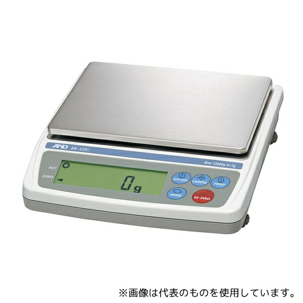 エー・アンド・デイ EK12KI-JA コンパクト電子天びん EK-iシリーズ ひょう量:12kg 最小表示:1g 26,384円