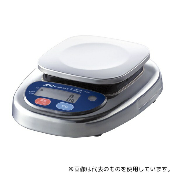 エー・アンド・デイ HL1000iWP-K-A1 検定付きはかり 防塵・防水コンパクトスケール HL-iWP-Kシリーズ ひょう量:1000g 最小表示:1g｜ファーストFACTORY