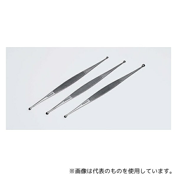 日本フリッツメディコ T008-5094 歯科用両頭鋭匙 13.5cm 匙幅:2.5mm・3.0mm