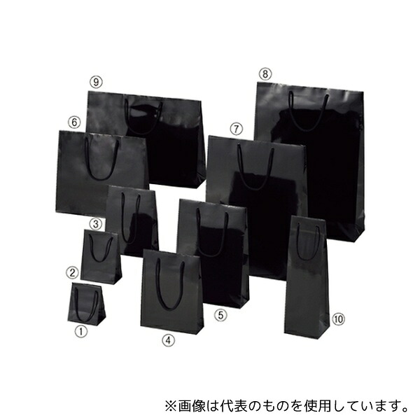 ストア・エキスプレス 61-314-2-14 ブライトバッグ ブラック 10×7×12 入数50枚