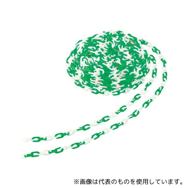 トラスコ中山 TPC-6GW プラチェーン 6MMX30M 緑/白