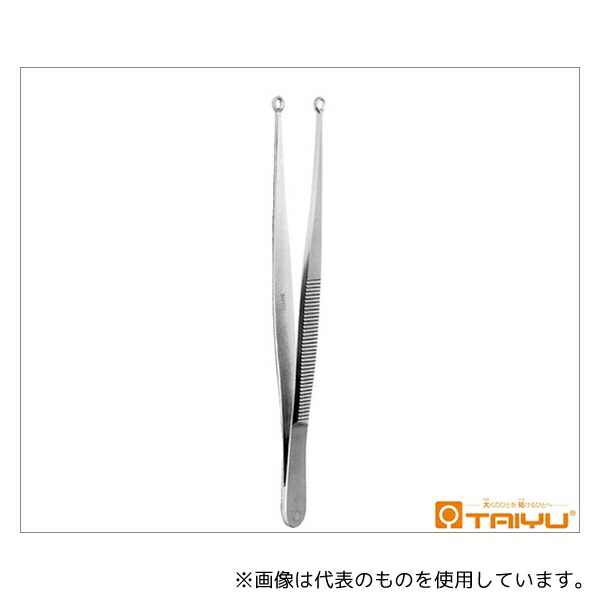 TAIYU(大祐医科工業) TY-048 リング状鑷子イボ取り 筋入 併式 ダボ無 径5mm 全長13cm