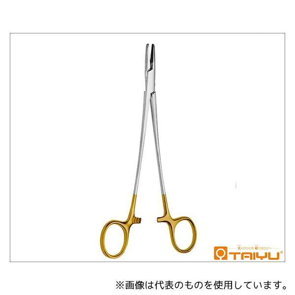 TAIYU(大祐医科工業) TY-214 ヘガール持針器 チップ付 BOX 全長12.5cm