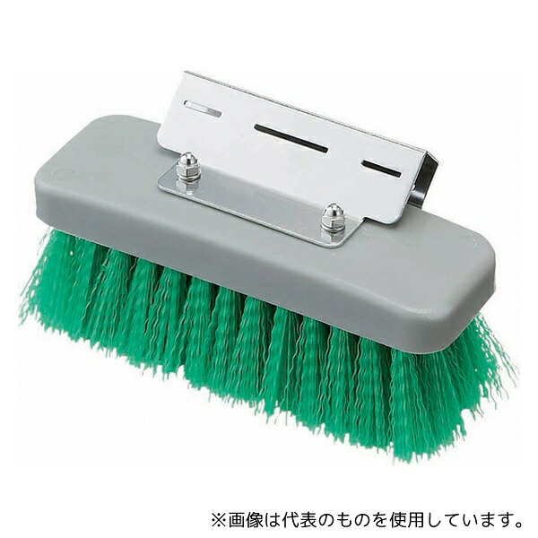 山崎産業(コンドル) CL520-000X-MB-G HGワンタッチブラシ G(グリーン) 1ケース(10個入)