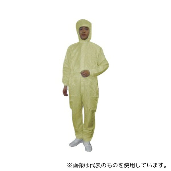 ブラストン BSC-11001-Y-M フード付カバーオール-黄-M