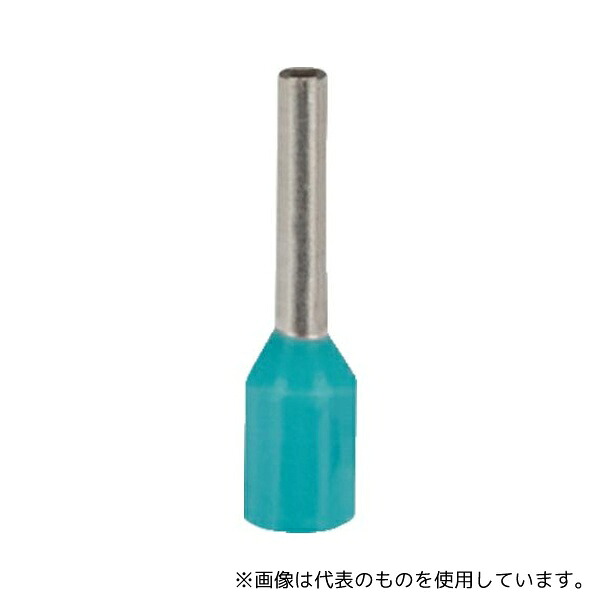 パンドウイットコーポレーション FSD74-6-D 絶縁付フェルール端子(SingleWire DIN規格) AWG24-22 ターコイズ 500本入