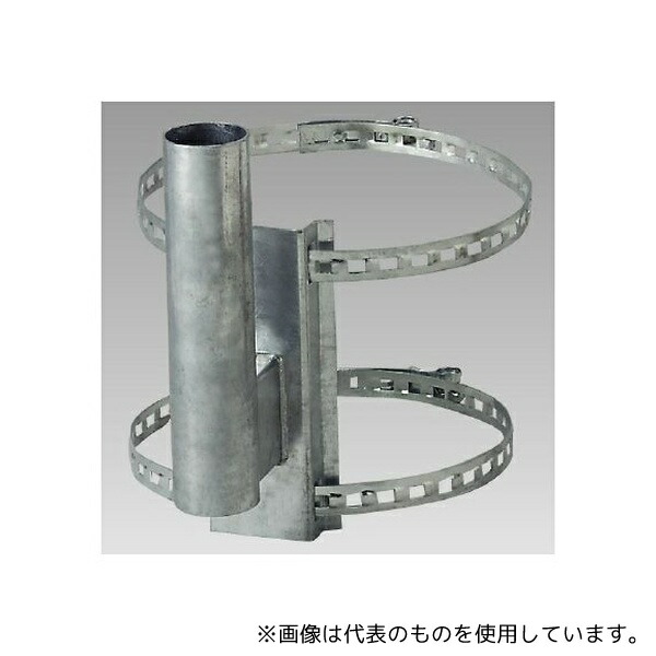 ユニット 384-94 カーブミラー取付用金具 電柱取付金具
