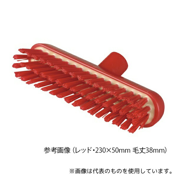 ヒルブラシ(サーモンブラシ) B928RES サーモンレジンブラシ デッキブラシ ブルー 230×50mm 毛丈38mm
