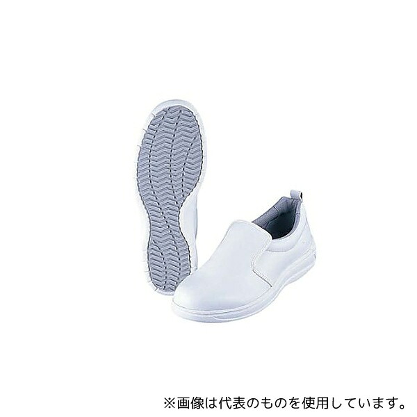 ムーンスター 1 月星 Sワークシューズキッチンスター 白 25.5cm
