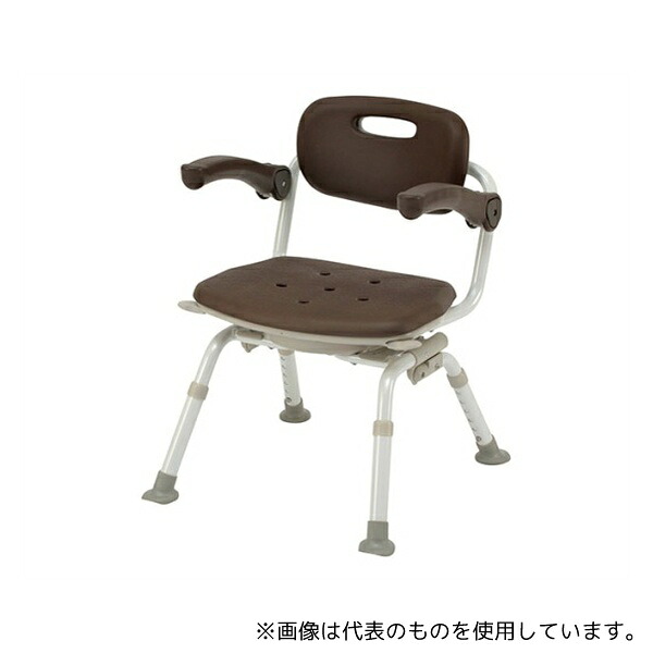 パナソニックエイジフリー PN-L41221BR シャワーチェアミドルSP回転おりたたみN ユクリア ブラウン
