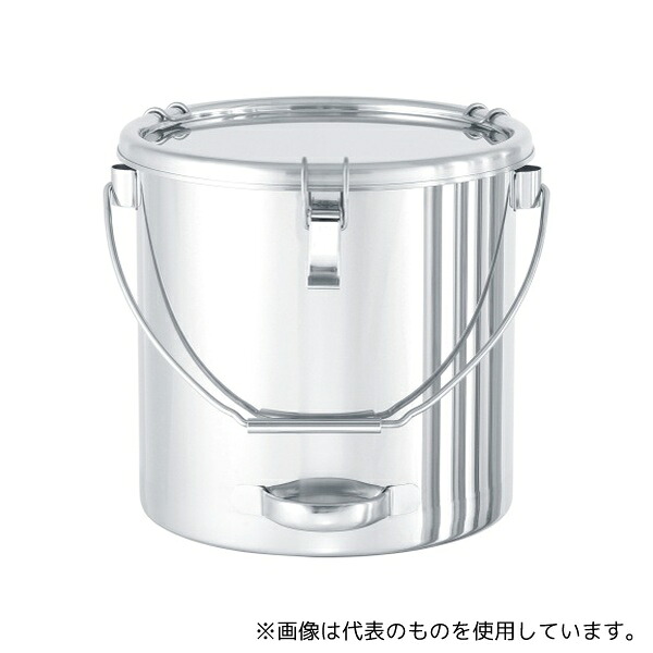 MONOVATE(旧:日東金属工業) CTBD-27 吊り下げ式下部取っ手付ステンレス密閉容器 (クリップ式) 15L