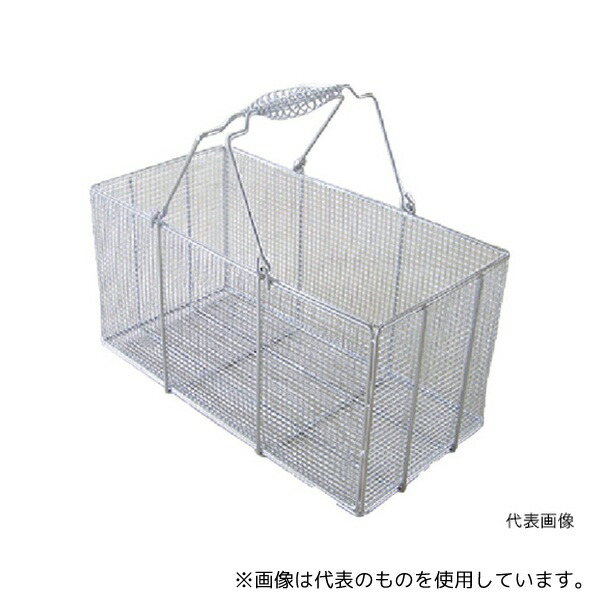 水本機械製作所 WBK4030 ステンレス 洗浄カゴ(角型)