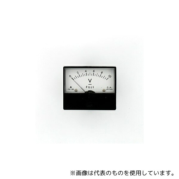 富士計測器 FA38BDC10V パネルメーター アナログ電圧計 DC10V