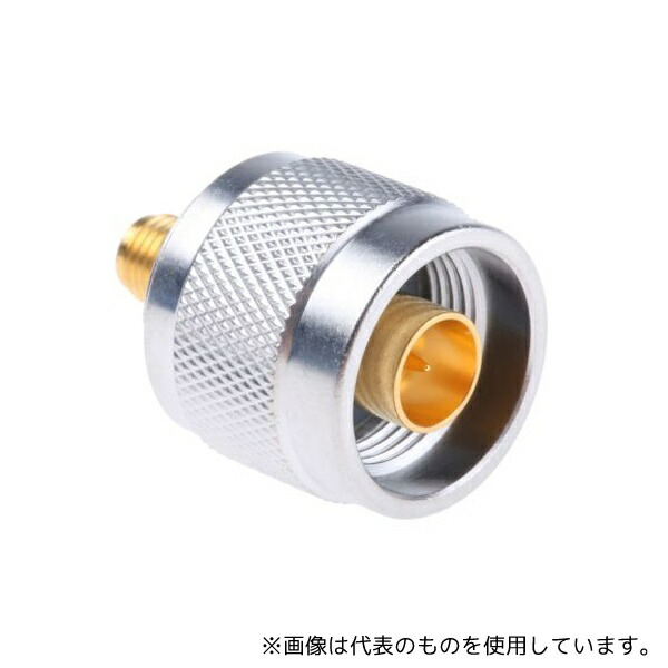 Huber & Suhner 33_N-SMA-50-1/113_UE 同軸 変換アダプタ ストレート N型 プラグ - SMA - ジャック 金 白色青銅